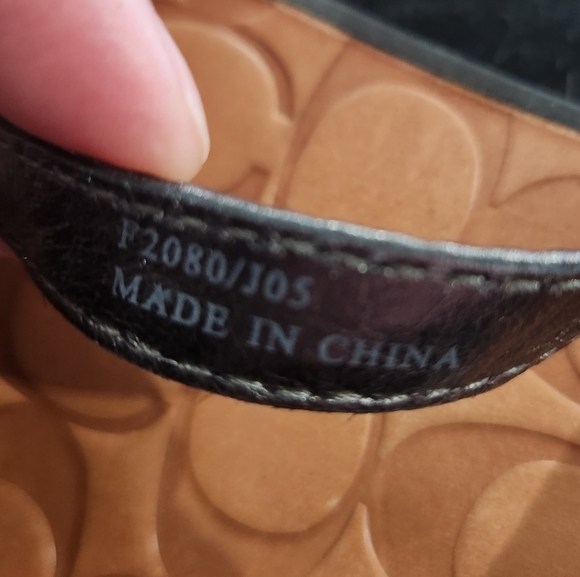 COACH Laurel Leather Silver Gray Bugle Beaded Flip Flop Sandals Size 8 - Picture 16 of 16